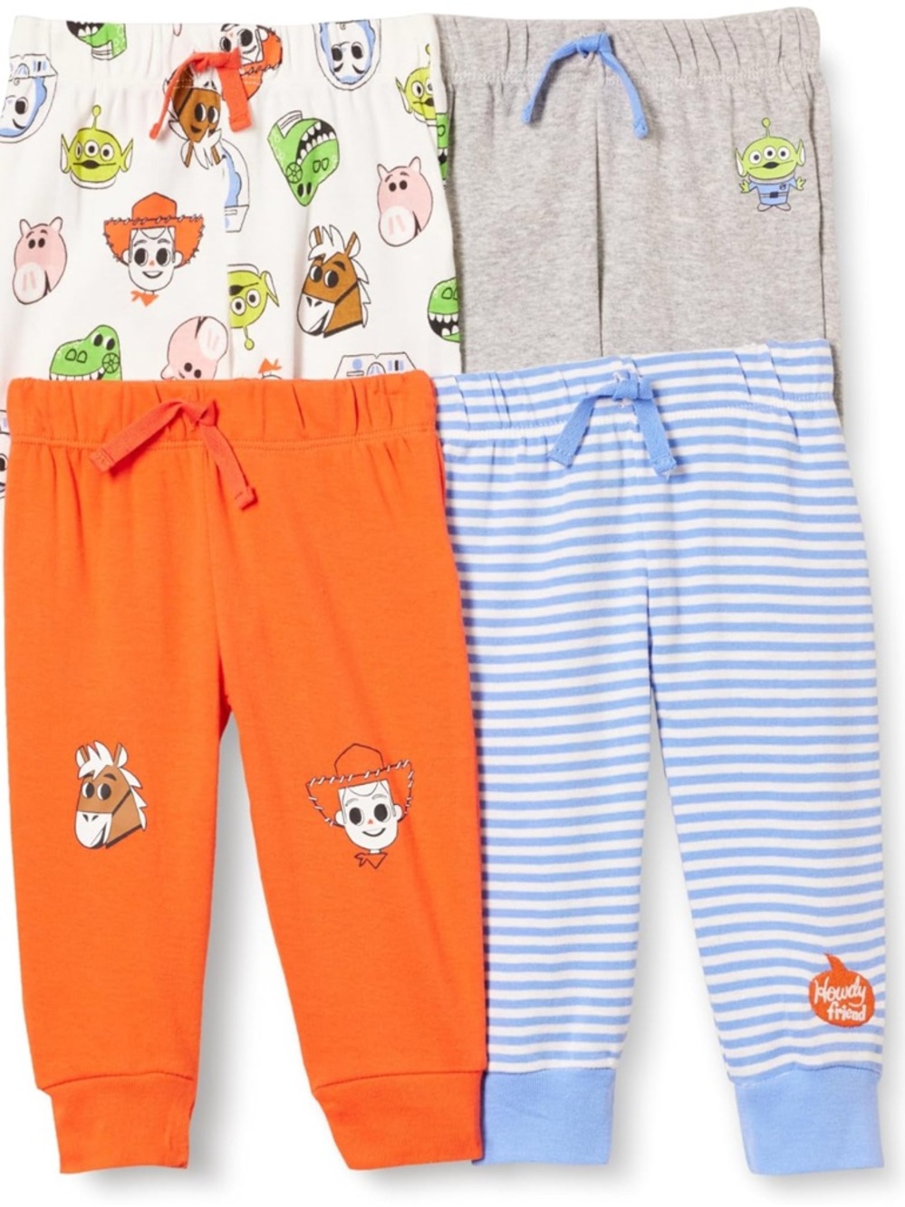 NWT Newborn Baby Boy Pants 4-Pack - Disney Pixar Toy Story